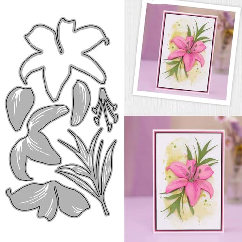 XMZZMX Metall-Stanzformen für Kartenherstellung, Papierpräge-Stanzschablonen-Set, Vorlagen, Fotorahmen, Album, DIY, Scrapbooking, Schablonen-Sets von XMZZMX