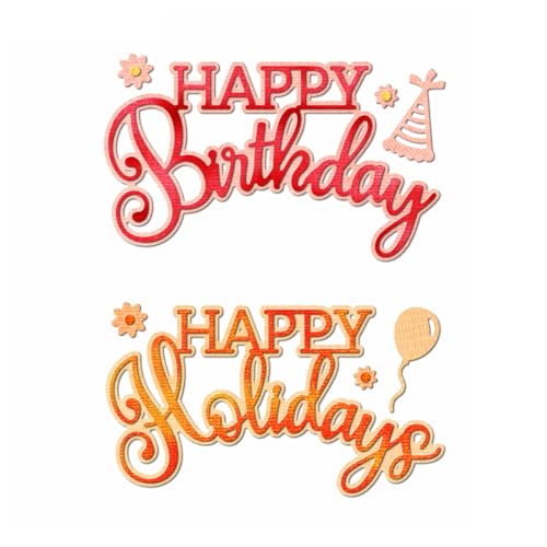 XMZZMX Metall-Stanzformen mit Aufschrift "Happy Birthday", für Kartenherstellung, Papierprägestanz-Set, Vorlagen, Aufbewahrungstaschen, Zubehör, Fotorahmen, Album, DIY, Scrapbooking, Schablonen-Sets XMZZMX Metall-Stanzformen mit Aufschrift "Happy Birthday", für Kartenherstellung, Papierprägestanz-Set, Vorlagen, Aufbewahrungstaschen, Zubehör, Fotorahmen, Album, DIY, Scrapbooking, Schablonen-Sets von XMZZMX