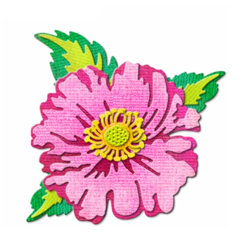 XMZZMX Metall-Stanzformen mit Kamillenblüten für Kartenherstellung, Papierprägestanz-Set, Vorlagen, Aufbewahrungstaschen, Zubehör, Fotorahmen, Album, DIY, Scrapbooking, Schablonen-Sets von XMZZMX