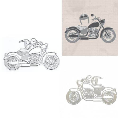 XMZZMX Motorrad-Metall-Stanzformen für Kartenherstellung, Papierprägestanz-Set, Vorlagen, Fotorahmen, Album, DIY, Scrapbooking, Schablonen-Sets XMZZMX Motorrad-Metall-Stanzformen für Kartenherstellung, Papierprägestanz-Set, Vorlagen, Fotorahmen, Album, DIY, Scrapbooking, Schablonen-Sets von XMZZMX
