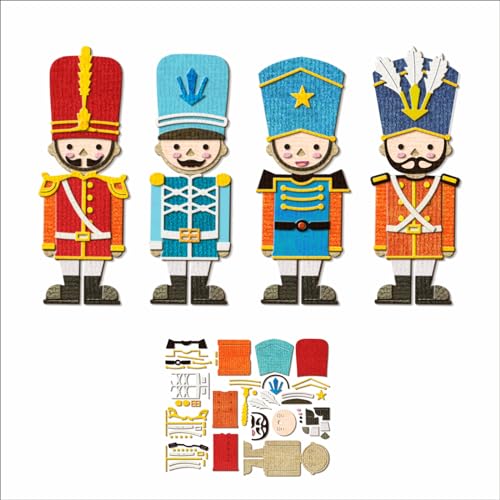 XMZZMX Soldiers Guard Zeremonielle Metall-Stanzformen für Kartenherstellung, Papierprägestanz-Set, Vorlagen, Aufbewahrungstaschen, Zubehör, Fotorahmen, Album, DIY, Scrapbooking, Schablonen-Sets XMZZMX Soldiers Guard Zeremonielle Metall-Stanzformen für Kartenherstellung, Papierprägestanz-Set, Vorlagen, Aufbewahrungstaschen, Zubehör, Fotorahmen, Album, DIY, Scrapbooking, Schablonen-Sets von XMZZMX