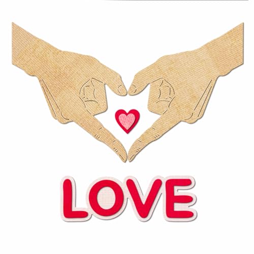 XMZZMX Valentinstag Finger Liebe Metall Stanzformen für Kartenherstellung, Papierprägung Stanzformen Kit Aufbewahrungstaschen Zubehör, Scrapbooking Schablonen XMZZMX Valentinstag Finger Liebe Metall Stanzformen für Kartenherstellung, Papierprägung Stanzformen Kit Aufbewahrungstaschen Zubehör, Scrapbooking Schablonen von XMZZMX