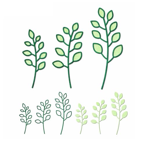 XMZZMX Zweige Blätter Pflanzen Stanzformen für Kartenherstellung, Papierprägung, Metall-Stanzschablonen-Set, Vorlagen, Aufbewahrungstaschen, Zubehör, Fotorahmen, Album, DIY, Scrapbooking, XMZZMX Zweige Blätter Pflanzen Stanzformen für Kartenherstellung, Papierprägung, Metall-Stanzschablonen-Set, Vorlagen, Aufbewahrungstaschen, Zubehör, Fotorahmen, Album, DIY, Scrapbooking, von XMZZMX