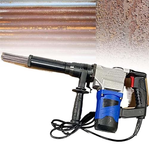 XNXYSMKJ 1100W elektrische Nadel-Entrostungspistolen, Hand-Nadel-Scaler, Entferner Schweißschlackenreiniger, Entrostungsnadel aus legiertem Stahl, zur Rostentfernung von XNXYSMKJ