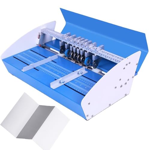 XNZJHPP Elektrische Rillmaschine für Scoringpapier, multifunktionale Gepunktete Linienfunktion, einstellbare Rilltiefe, Perforatorpapierrill-Perforationsmaschine von XNZJHPP