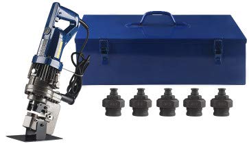 XNZJHPP Elektrischer, handlicher hydraulischer Locher zum Stanzen von 6 mm dicken Eisen-/Stahlplatten und 8 mm dicken Kupfer-/Aluminiumplatten. Zertifikat von XNZJHPP