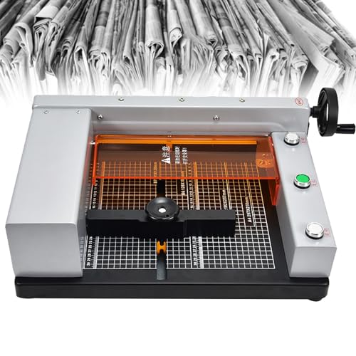 XNZJHPP Elektrischer Papierschneider, Schnittbreite 0-300 mm, Guillotine-Trimmer, Desktop- und Industriemaschine mit Gitterlinien, Schnittstärke 40 mm von XNZJHPP