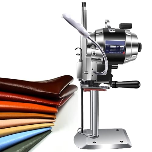 XNZJHPP Industrielle Stoffschneidemaschine, großer elektrischer rotierender Stoffschneider, vertikale elektrische Stoffschneidemaschine, 6", 8", 10", 12", 13", 15" mit LED-Licht (8) von XNZJHPP