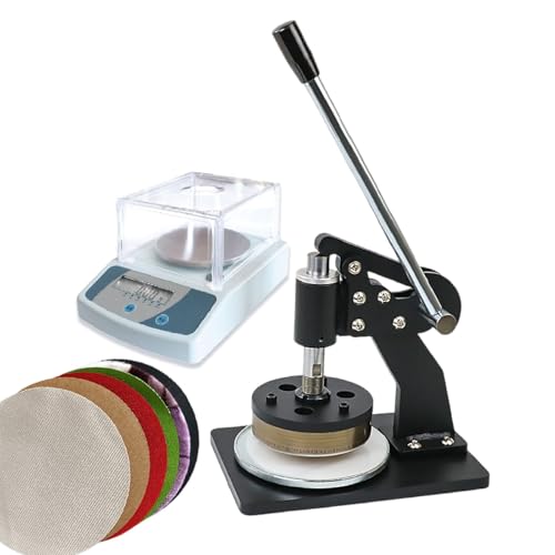 XNZJHPP Power Handdruck-Probenahmemesser, Stoffprobenscheibenschneider, 100 sqcm runder Stoffprobenscheibenschneider, 0,1-10 mm Schnittstärke, mit Gewebeskala XNZJHPP Power Handdruck-Probenahmemesser, Stoffprobenscheibenschneider, 100 sqcm runder Stoffprobenscheibenschneider, 0,1-10 mm Schnittstärke, mit Gewebeskala von XNZJHPP