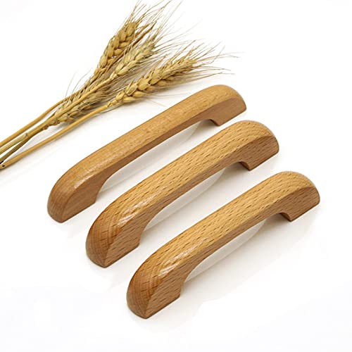 XONJEMU 3 Stück Holz-Griff für Kleiderschrank,Schublade,Türgriff,bogenförmiger Griff,Schranktür,Schubladenbeschläge,Griff aus natürlichem Holz,Möbelgriff,Möbelknöpfe (Lochabstand,64mm/2,5Zoll) XONJEMU 3 Stück Holz-Griff für Kleiderschrank,Schublade,Türgriff,bogenförmiger Griff,Schranktür,Schubladenbeschläge,Griff aus natürlichem Holz,Möbelgriff,Möbelknöpfe (Lochabstand,64mm/2,5Zoll) von XONJEMU