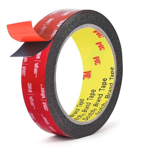 XOUDKE Doppelseitiges Klebeband - 3m x 10mm, Extra Stark Wasserdichtes Montageklebeband Klebestreifen für Wand und LED-Streifen, Auto, Hergestellt aus 3M VHB Klebeband XOUDKE Doppelseitiges Klebeband - 3m x 10mm, Extra Stark Wasserdichtes Montageklebeband Klebestreifen für Wand und LED-Streifen, Auto, Hergestellt aus 3M VHB Klebeband von XOUDKE