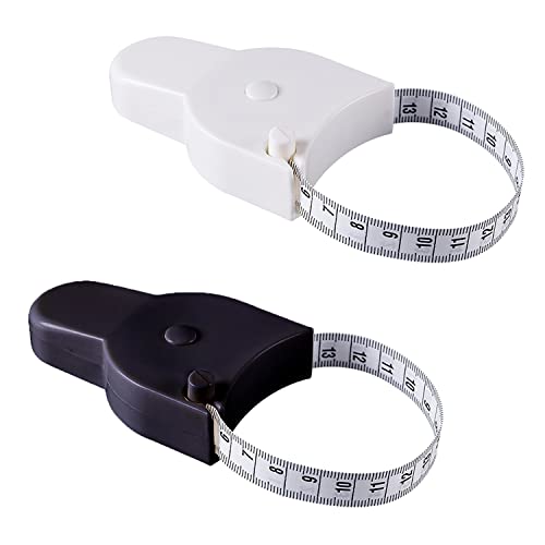 XPOOP 2 Piece Sewing Tape Measure Sewing Tape Measure Body Tape for Body, Fabric Sewing and Crafts, Retractable, Double Sided (Black/White) XPOOP 2 Piece Sewing Tape Measure Sewing Tape Measure Body Tape for Body, Fabric Sewing and Crafts, Retractable, Double Sided (Black/White) von XPOOP