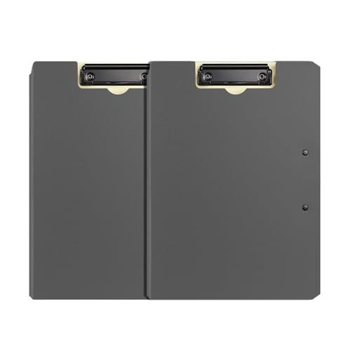 Aktentaschen, 2 Stück, faltbar, mit Doppelclip, robust, für Vertragsdokumente, Ordner, Bürobedarf, Ordner, Bürobedarf, Ordner aus Kunststoff, Schwarz Aktentaschen, 2 Stück, faltbar, mit Doppelclip, robust, für Vertragsdokumente, Ordner, Bürobedarf, Ordner, Bürobedarf, Ordner aus Kunststoff, Schwarz von XPSHP25112