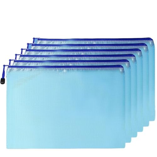 Dokumententasche aus PVC, Aufbewahrungsbeutel, Schreibtisch-Organizer, Dokumenten- und Schreibwarenordner, Ordner mit Reißverschluss von XPSHP25112