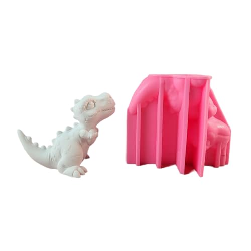 Dinosaurier-Silikonformen, Ornament, Desktops, dekorative Gips, Gießformen, Tier-Backformen, Heimdekorationen Dinosaurier-Silikonformen, Ornament, Desktops, dekorative Gips, Gießformen, Tier-Backformen, Heimdekorationen von XQBFJYMP