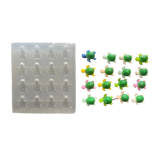 Flexible Epoxidharz-Form für Schildkröten, Zubehör, Schmuck, Ornament, flexible Silikonformen für Kunstunterricht von XQBFJYMP