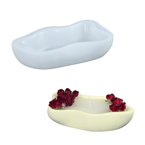 Kreatives unregelmäßiges, stabiles Silikonform-Set, Epoxidharz, Tablett, Zubehör mit Kanten für Schmuck und Herstellung Kreatives unregelmäßiges, stabiles Silikonform-Set, Epoxidharz, Tablett, Zubehör mit Kanten für Schmuck und Herstellung von XQBFJYMP