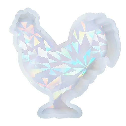 Silikon-Kerzenformen zur Kerzenherstellung, wiederverwendbar, antihaftbeschichtet, hitzebeständig, Hahn-Statue, Silikon-Kerzenformen für Epoxidharz, Kerzen, Seife, Heimdekoration, Gips-Silikonformen Silikon-Kerzenformen zur Kerzenherstellung, wiederverwendbar, antihaftbeschichtet, hitzebeständig, Hahn-Statue, Silikon-Kerzenformen für Epoxidharz, Kerzen, Seife, Heimdekoration, Gips-Silikonformen von XQBFJYMP