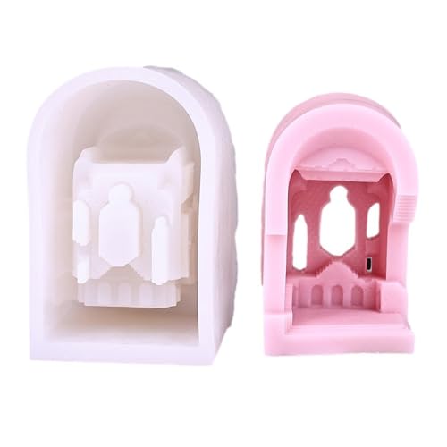 Silikon-Kerzenformen zur Kerzenherstellung, wiederverwendbar, antihaftbeschichtet, hitzebeständig, römische Paläste, Kerzenständer, Harze, Gießformen, Betonkerzenhalter, Silikonformen für Silikon-Kerzenformen zur Kerzenherstellung, wiederverwendbar, antihaftbeschichtet, hitzebeständig, römische Paläste, Kerzenständer, Harze, Gießformen, Betonkerzenhalter, Silikonformen für von XQBFJYMP