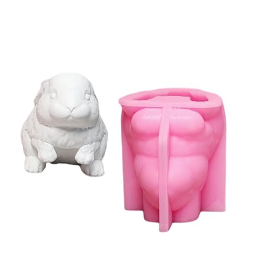Silikon-Kerzenformen zur Kerzenherstellung – wiederverwendbar, antihaftbeschichtet, hitzebeständig, 3D-Kaninchen-Gießpflaster, Tierharzform, Epoxidharz, Ornamentgussstücke Silikon-Kerzenformen zur Kerzenherstellung – wiederverwendbar, antihaftbeschichtet, hitzebeständig, 3D-Kaninchen-Gießpflaster, Tierharzform, Epoxidharz, Ornamentgussstücke von XQBFJYMP