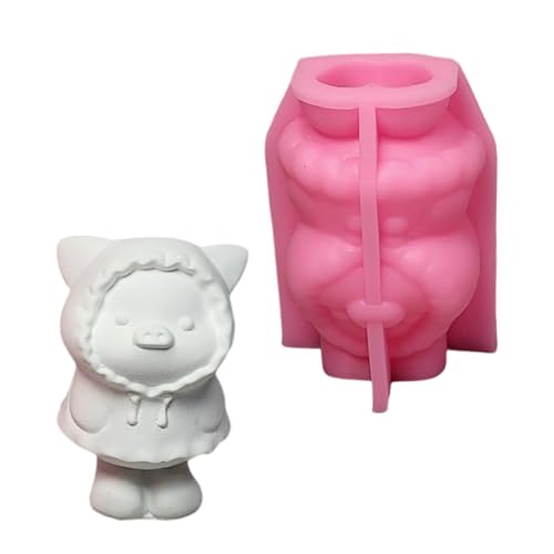 Silikon-Kerzenformen zur Kerzenherstellung – wiederverwendbar, antihaftbeschichtet, hitzebeständig, 3D-Schweine-Gießpflaster, Tierharzform, Ornamentguss, Epoxidharz Silikon-Kerzenformen zur Kerzenherstellung – wiederverwendbar, antihaftbeschichtet, hitzebeständig, 3D-Schweine-Gießpflaster, Tierharzform, Ornamentguss, Epoxidharz von XQBFJYMP