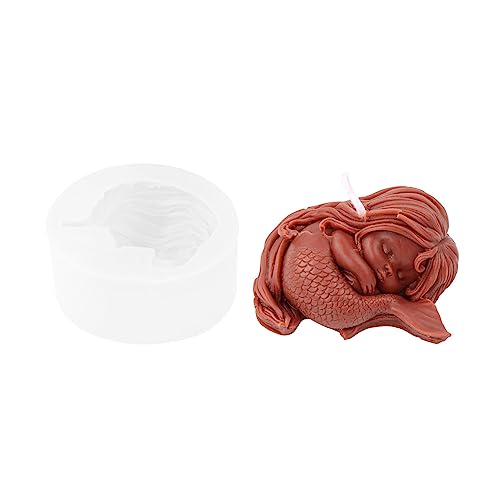 Silikon-Kerzenformen zur Kerzenherstellung – wiederverwendbar, antihaftbeschichtet, hitzebeständig, wiederverwendbar, Silikon, schlafendes Mädchen, Kerzenform, schlafendes schönes Mädchen, Epoxidharz Silikon-Kerzenformen zur Kerzenherstellung – wiederverwendbar, antihaftbeschichtet, hitzebeständig, wiederverwendbar, Silikon, schlafendes Mädchen, Kerzenform, schlafendes schönes Mädchen, Epoxidharz von XQBFJYMP