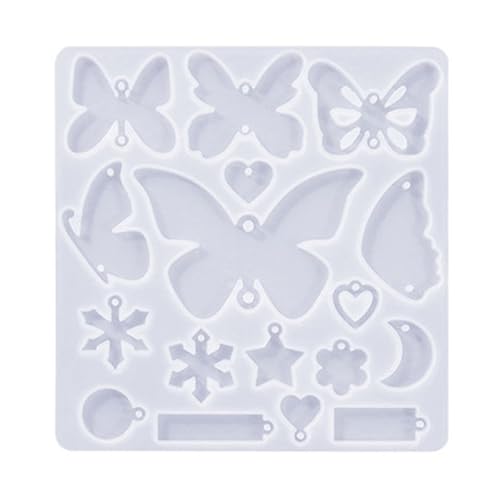 Silikonform für Ohrringe, Schmetterlingsform, individuelle Ohrringe, Epoxidharz für Bastler Silikonform für Ohrringe, Schmetterlingsform, individuelle Ohrringe, Epoxidharz für Bastler von XQBFJYMP