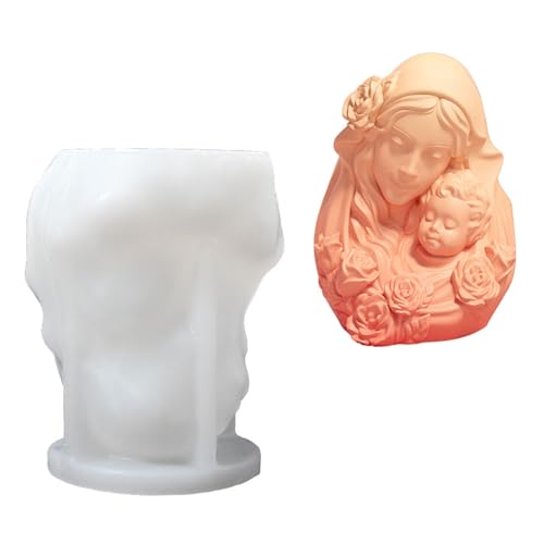 Silikonformen für Mutter und Baby, Gips-Silikonformen für Seifenherstellung, Fondant, Silikon, Epoxidharz, Formen Silikonformen für Mutter und Baby, Gips-Silikonformen für Seifenherstellung, Fondant, Silikon, Epoxidharz, Formen von XQBFJYMP