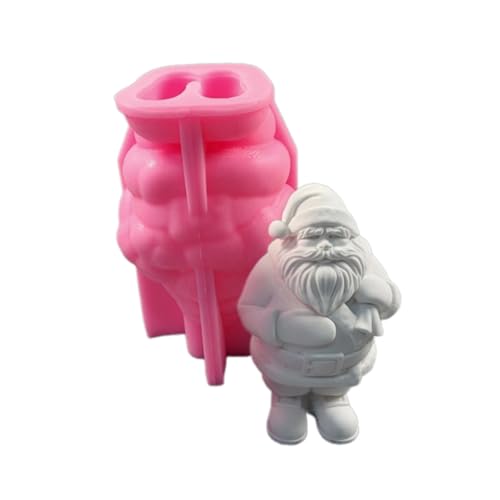 Silikonformen für Weihnachtsmann-Figuren zur Herstellung von Tischdekorationen, Epoxidharz, Gips, Silikonformen für Gipsdekorationen Silikonformen für Weihnachtsmann-Figuren zur Herstellung von Tischdekorationen, Epoxidharz, Gips, Silikonformen für Gipsdekorationen von XQBFJYMP