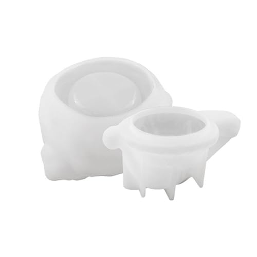 Silikonformen in Schneemann-Form mit Deckel, Schneemann-Tasse, Silikonformen für Epoxidharz-Halter, Aufbewahrungsglas Silikonformen in Schneemann-Form mit Deckel, Schneemann-Tasse, Silikonformen für Epoxidharz-Halter, Aufbewahrungsglas von XQBFJYMP