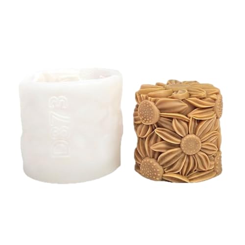 Zylindrische Silikonformen mit Blumen, Ornamentformen, Gießformen, Seifenformen, Bastelbedarf für die Herstellung Zylindrische Silikonformen mit Blumen, Ornamentformen, Gießformen, Seifenformen, Bastelbedarf für die Herstellung von XQBFJYMP