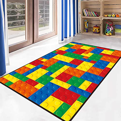 XQKXHZ Teppich Fun Kinderteppich für Babyzimmer Spielteppiche Kinderzimmer Moderne Zimmer-Teppich Rutschhemmend Lärmhemmend Kinderteppich Spiel-Teppich Spielunterlage Mädchen-Teppich,120x180cm von XQKXHZ
