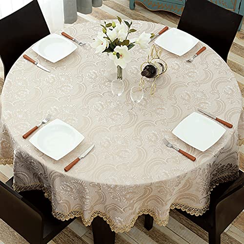 XQLSRJ Elegant und luxuriös Küchen- Tischtuch Modern Rundtisch Tuch Ideal für 4-6 Platzeinstellungen Hochzeit Restaurant Party Tisch Cove, 3 Farben XQLSRJ Elegant und luxuriös Küchen- Tischtuch Modern Rundtisch Tuch Ideal für 4-6 Platzeinstellungen Hochzeit Restaurant Party Tisch Cove, 3 Farben von XQLSRJ