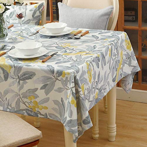 XQSSB Tisch Decke aus Premium Rechteckige Dick Haltbar für Gastronomie Feste Party Hochzeiten Grau B 130 × 170cm von XQSSB