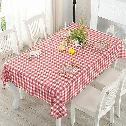 XQSSB Tischdecke Tischwäsche Tischtücher Wasserabweisend PVC Tischdecke Wachstuchdecke Rot B 90 × 90 cm XQSSB Tischdecke Tischwäsche Tischtücher Wasserabweisend PVC Tischdecke Wachstuchdecke Rot B 90 × 90 cm von XQSSB