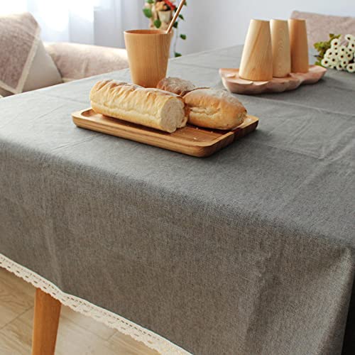 XQSSB Wachstuchtischdecke Wachstuch Wachstischdecke Baumwolle Leinen Einfarbig Tischdecken Wachstuchdecke Tiefgrau B 130 × 230 cm XQSSB Wachstuchtischdecke Wachstuch Wachstischdecke Baumwolle Leinen Einfarbig Tischdecken Wachstuchdecke Tiefgrau B 130 × 230 cm von XQSSB