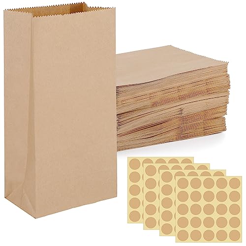100 Stück Papiertüten Klein Braun, Kraftpapier Tüten mit Aufkleber DIY Süßigkeitentüten Butterbrottüten Samentütchen Geschenktüten für Ostern Hochzeit Geburtstag 100 Stück Papiertüten Klein Braun, Kraftpapier Tüten mit Aufkleber DIY Süßigkeitentüten Butterbrottüten Samentütchen Geschenktüten für Ostern Hochzeit Geburtstag von XREE