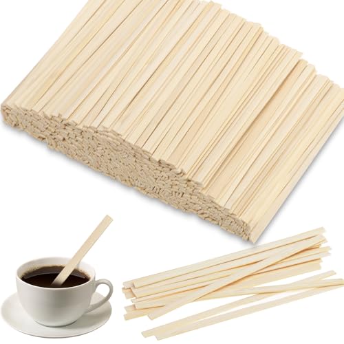 1000 Stück Kaffee Rührstäbchen, 11cm Rührstäbchen Holz, Holzstäbchen Kaffeestäbchen für Umrühren von Kaffee Tee Getränke 1000 Stück Kaffee Rührstäbchen, 11cm Rührstäbchen Holz, Holzstäbchen Kaffeestäbchen für Umrühren von Kaffee Tee Getränke von XREE
