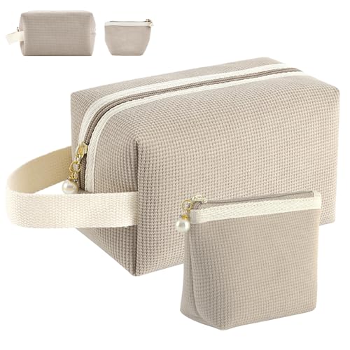 XRPRPX Kosmetiktasche Samtstoff, 2Pcs Kulturbeutel Samt Schminktasche Reise Kordelstoff Make-up-Tasche Schmink Aufbewahrungstasche Waschbare Kulturtaschen für Reise, Zuhause ,18* 10* 10cm, 13* 9* 7cm XRPRPX Kosmetiktasche Samtstoff, 2Pcs Kulturbeutel Samt Schminktasche Reise Kordelstoff Make-up-Tasche Schmink Aufbewahrungstasche Waschbare Kulturtaschen für Reise, Zuhause ,18* 10* 10cm, 13* 9* 7cm von XRPRPX