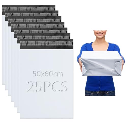 XRXYMQ Versandtaschen 25 stück Versandtüten 50x60 cm Versandbeutel Opake Versandtasche Selbstklebend und Blickdicht verpackungstüten Shipping Bags für Versand Porto Versand Lieferung die Verpackung XRXYMQ Versandtaschen 25 stück Versandtüten 50x60 cm Versandbeutel Opake Versandtasche Selbstklebend und Blickdicht verpackungstüten Shipping Bags für Versand Porto Versand Lieferung die Verpackung von XRXYMQ