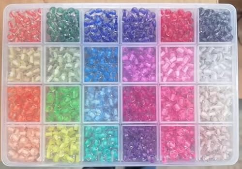 XSEINO 1200 Stück 6 mm Glasperlen zum Herstellen XSEINO 1200 Stück 6 mm Glasperlen zum Herstellen von XSEINO