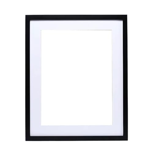 XSFAMGB Benutzerdefinierte Fotos Holz Bilderrahmen Schwarz Weiß Farbe Rahmen Wand Poster(Black,26.5X38cm) von XSFAMGB