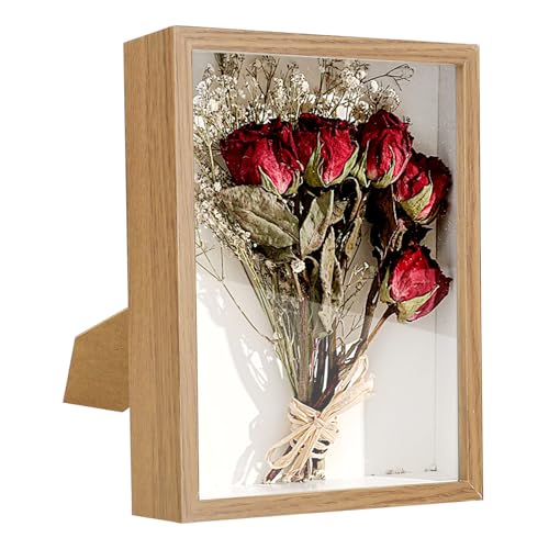 XTDMJ 3D Bilderrahmen 15x20cm, Holz, Weiß, Quadratisch, Wand- oder Tischmontage, für Fotos, Souvenirs und Kunstwerke XTDMJ 3D Bilderrahmen 15x20cm, Holz, Weiß, Quadratisch, Wand- oder Tischmontage, für Fotos, Souvenirs und Kunstwerke von XTDMJ