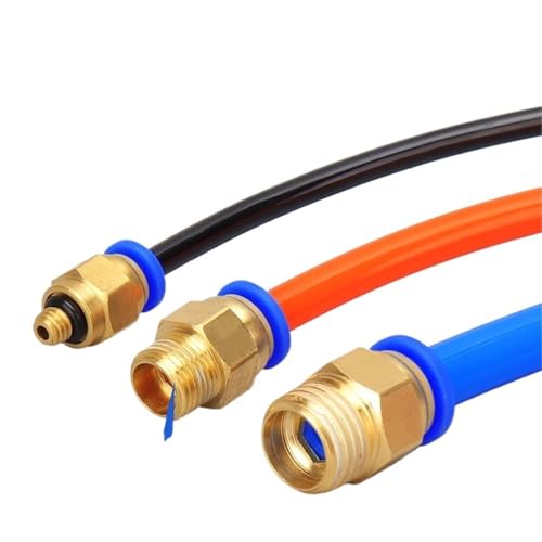 50/100PCS Pneumatic Air Connector Fitting PC 4/6/8/10/12mm Male Thread 1/8 1/4 3/8 1/2 Hose Fittings 4-m5 Pipe Quick Connectors(PC8mm-3I8) von XTSQUHPNH
