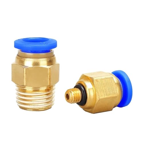 50/100PCS Pneumatic Air Connector Fitting PC 4mm 6mm 8mm 10mm 12mm Thread 1/8" 1/4" 3/8" 1/2 Hose Fittings Pipe Quick Connectors(PC8-03) von XTSQUHPNH