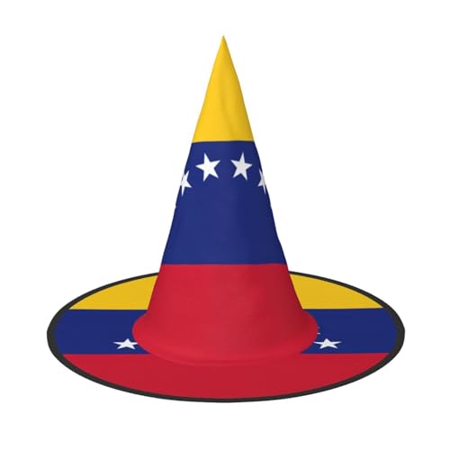 XTYGETY Flagge von Venezuela Druck Erwachsene Halloween Kostüm Zubehör Hexenhut Hexenhut Hexenhut für Party Karneval Rollenspiel XTYGETY Flagge von Venezuela Druck Erwachsene Halloween Kostüm Zubehör Hexenhut Hexenhut Hexenhut für Party Karneval Rollenspiel von XTYGETY
