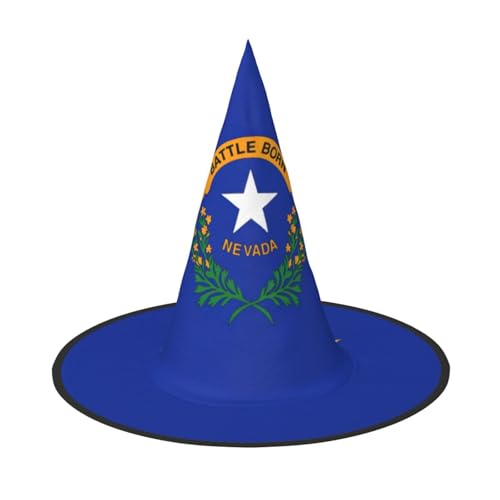 XTYGETY Nevada Staatsflagge Druck Erwachsene Halloween Kostüm Zubehör Hexenhut Hexenhut Hexenhut für Party Karneval Rollenspiel XTYGETY Nevada Staatsflagge Druck Erwachsene Halloween Kostüm Zubehör Hexenhut Hexenhut Hexenhut für Party Karneval Rollenspiel von XTYGETY
