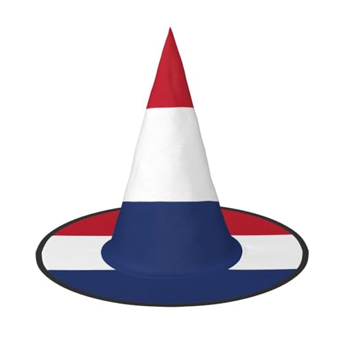 XTYGETY Niederländische Flagge Druck Erwachsene Halloween Kostüm Zubehör Hexenhut Hexenhut Hexenhut für Party Karneval Rollenspiel XTYGETY Niederländische Flagge Druck Erwachsene Halloween Kostüm Zubehör Hexenhut Hexenhut Hexenhut für Party Karneval Rollenspiel von XTYGETY