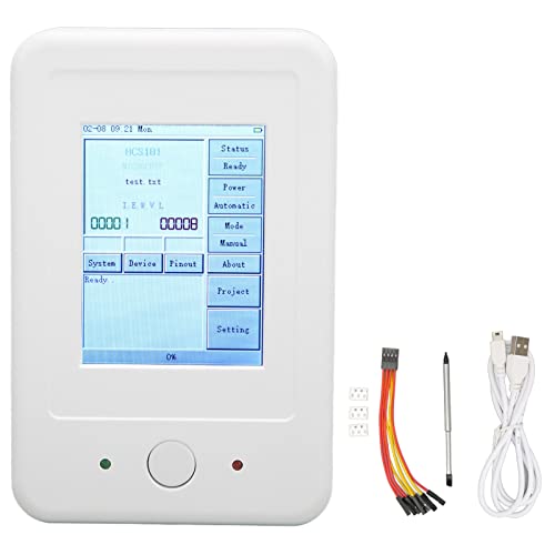 XTEVU USB -Programmierer, 8 Pin -Offline -Schnittstelle mit 128G -Speicherkarte für SPI -Daten Flash AVR STM32 STM8 N76E003, Microcontroller Flash -Programmierer -Tools von XTevu