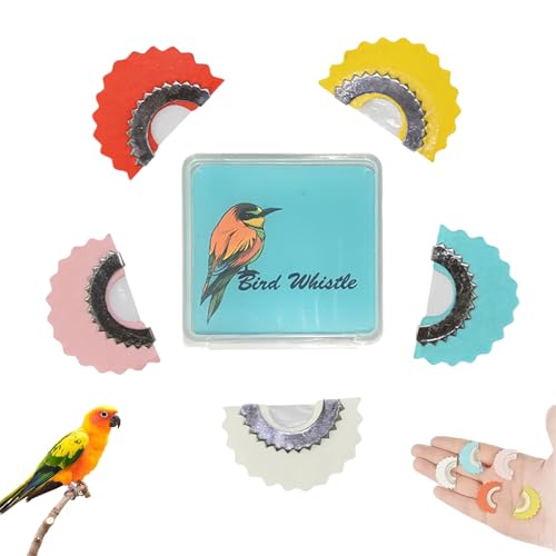 Vogel-Zwitscherspielzeug, Vogel-Zwitscherpfeife, Vogelpfeife, Verrückte Pfeife, Oral-Stunts, Tricks, Gag-Zwitscher-Geräuschmacher (1set) von XUANXUANQZ